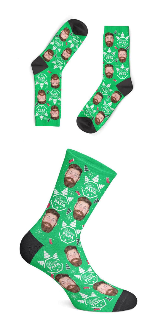 Personalisierte Christmas Papa Socken