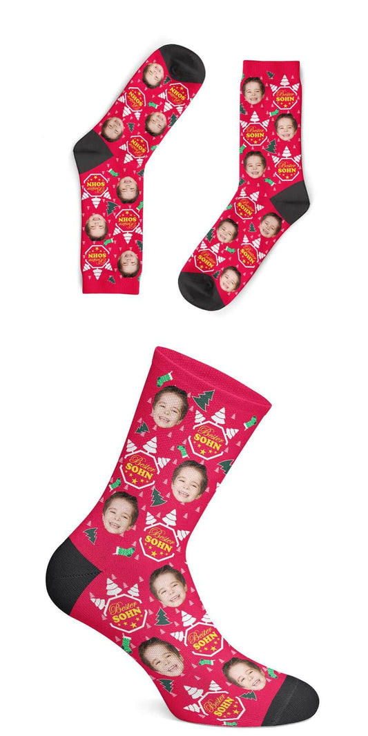 Personalisierte Christmas Sohn Socken
