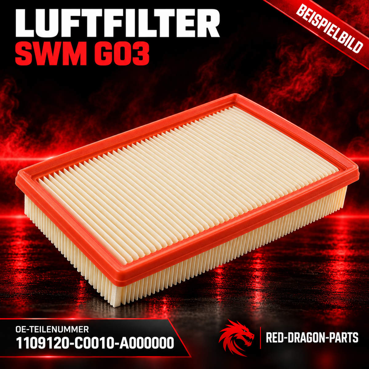 Motorluftfilter für SWM G03 | OE 1109120-C0010-A000000