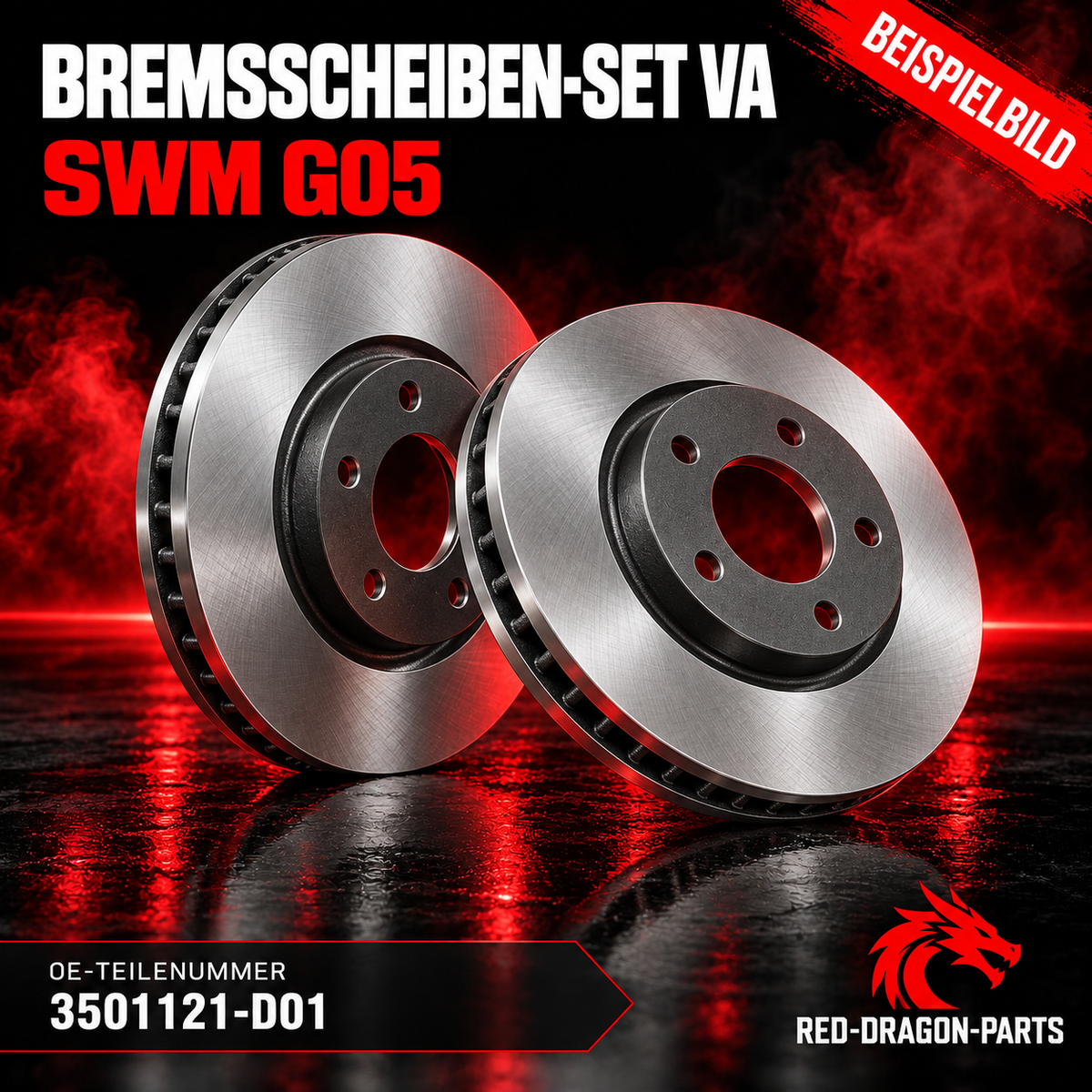Bremsscheiben-Set Vorderachse für SWM G05 | OE 3501121-D01