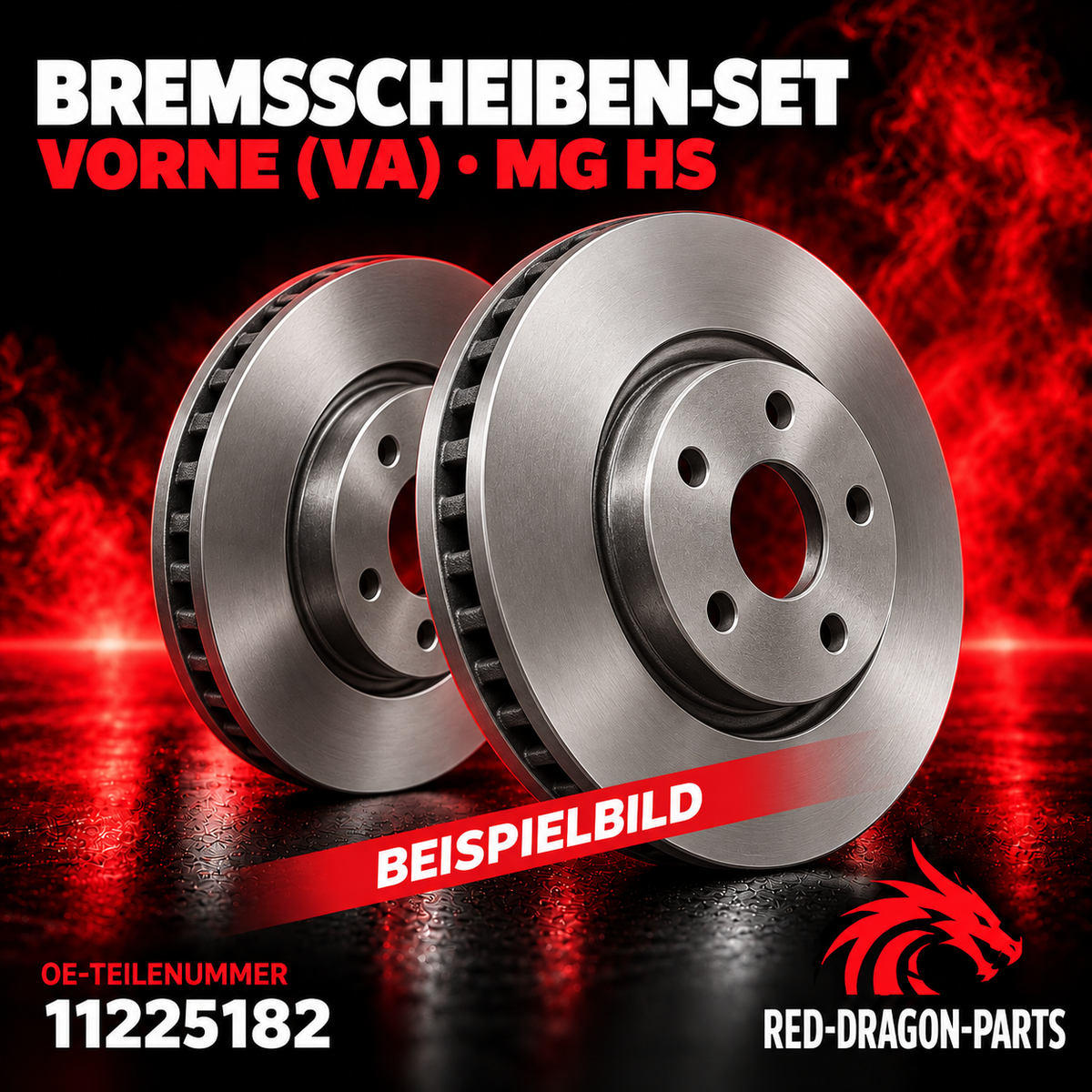 Bremsscheiben vorne für MG HS, 2 Stück | 11225182
