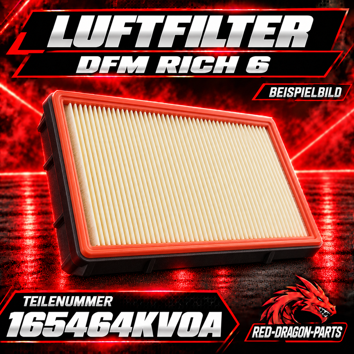 Motorluftfilter für DFM Rich 6 | 165464KV0A