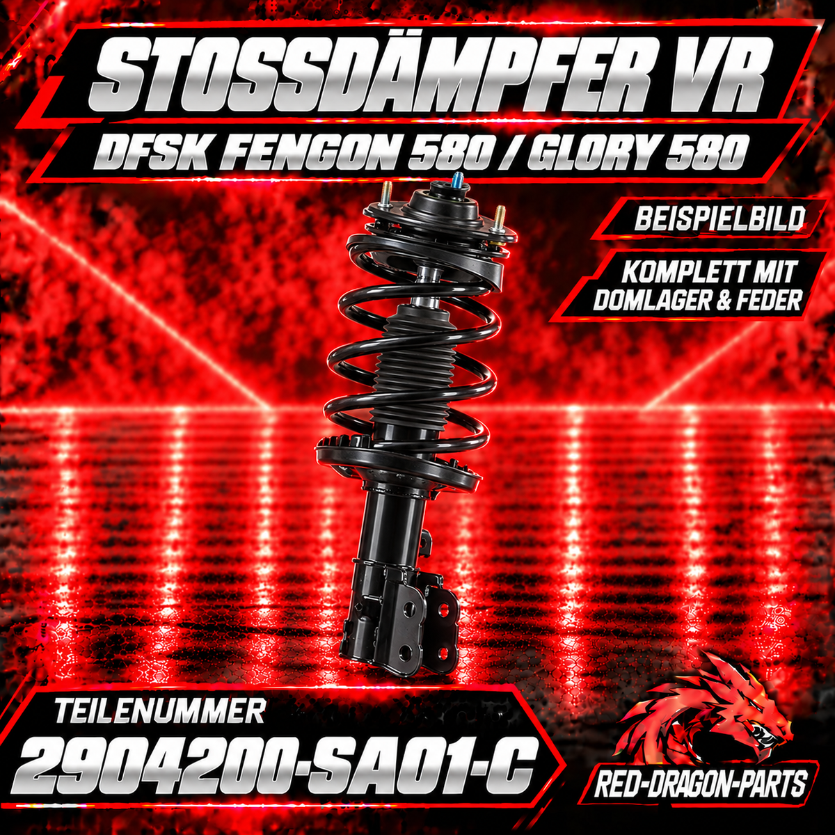 Federbein vorne rechts DFSK Fengon 580 / Glory 580 | 2904200-SA01-C