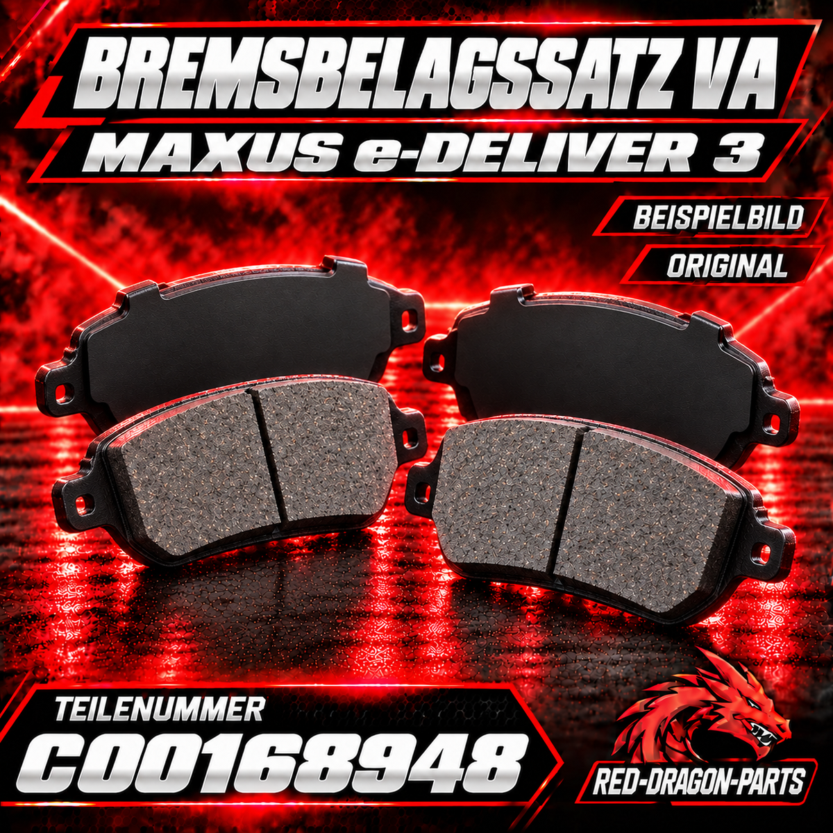 Brake Pad Set FA Maxus e-Deliver 3