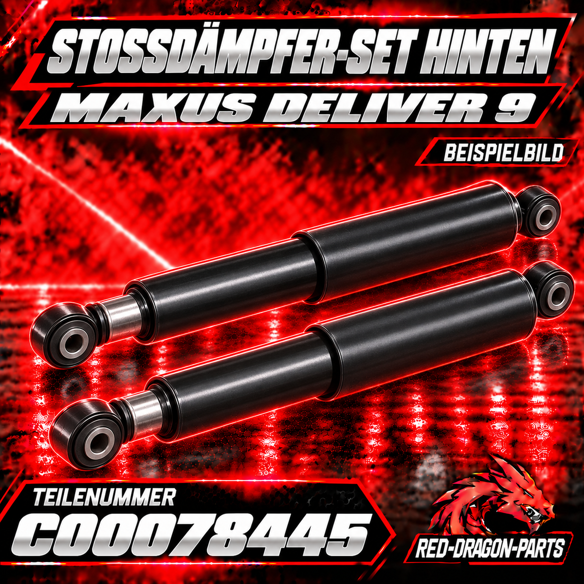 Stoßdämpfer-Set hinten für MAXUS Deliver 9 | C00078445