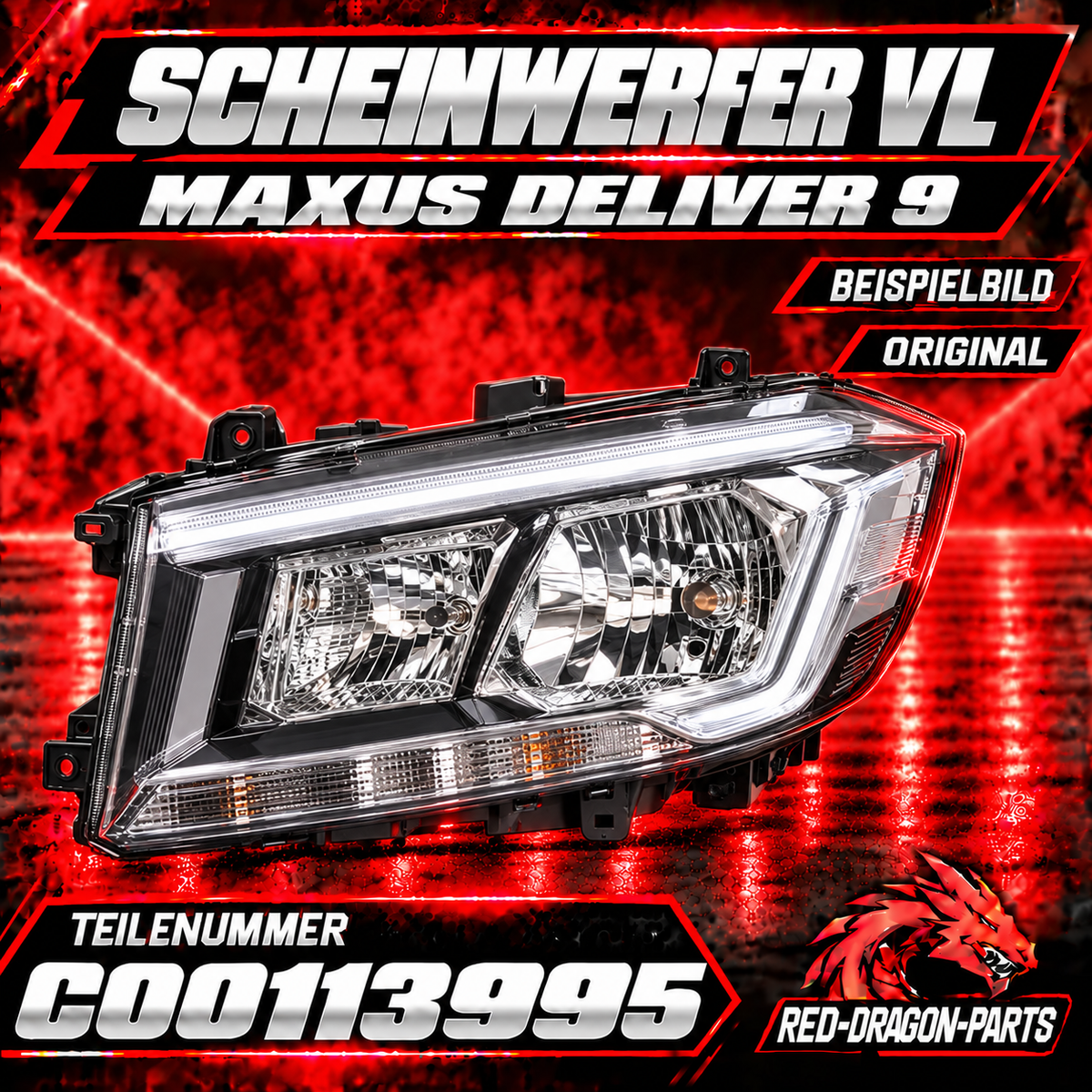 Scheinwerfer links für MAXUS Deliver 9 | C00113995