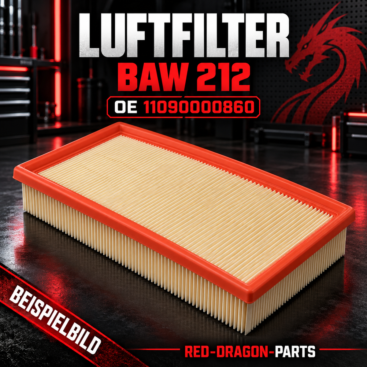 Luftfilter für BAW 212 | 11090000860