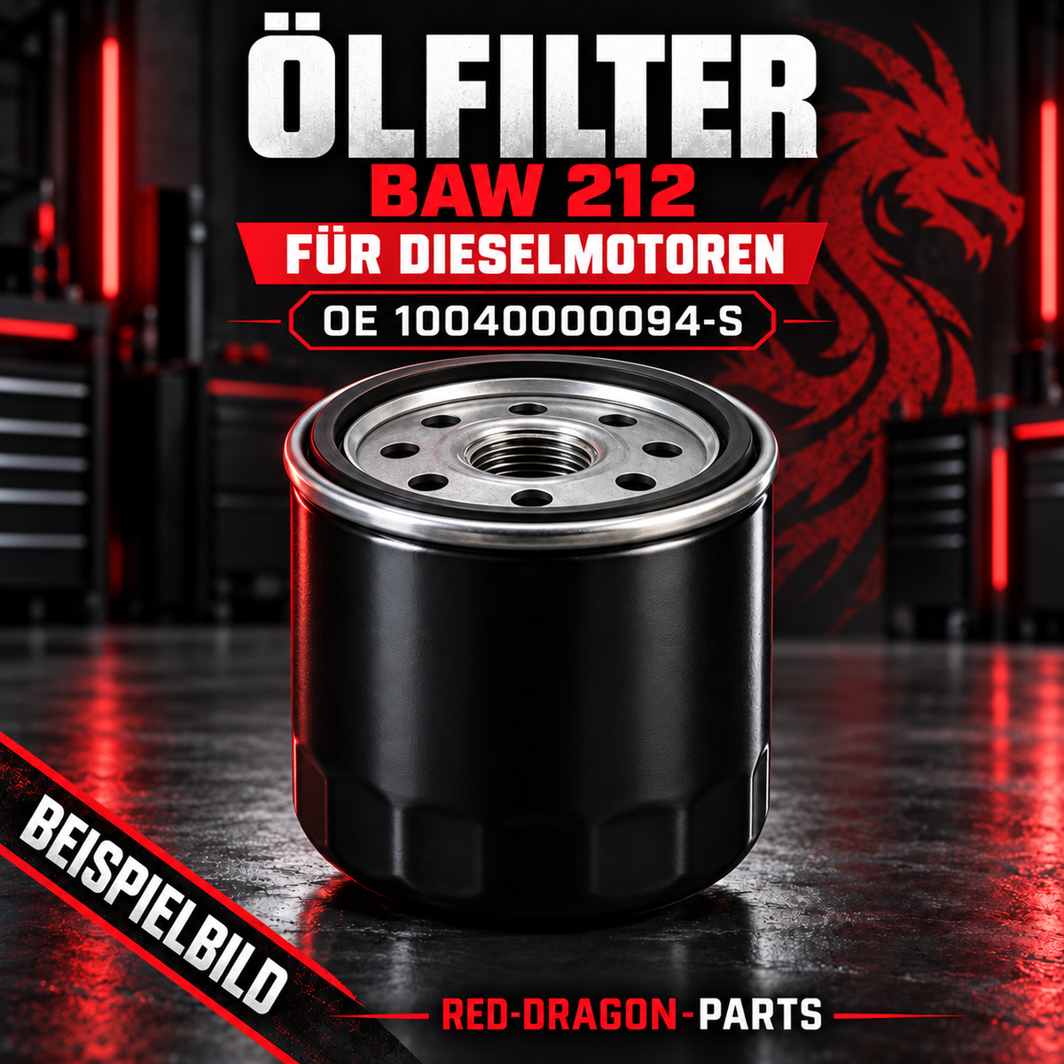 Motorölfilter für BAW 212 Diesel | 10040000094-S