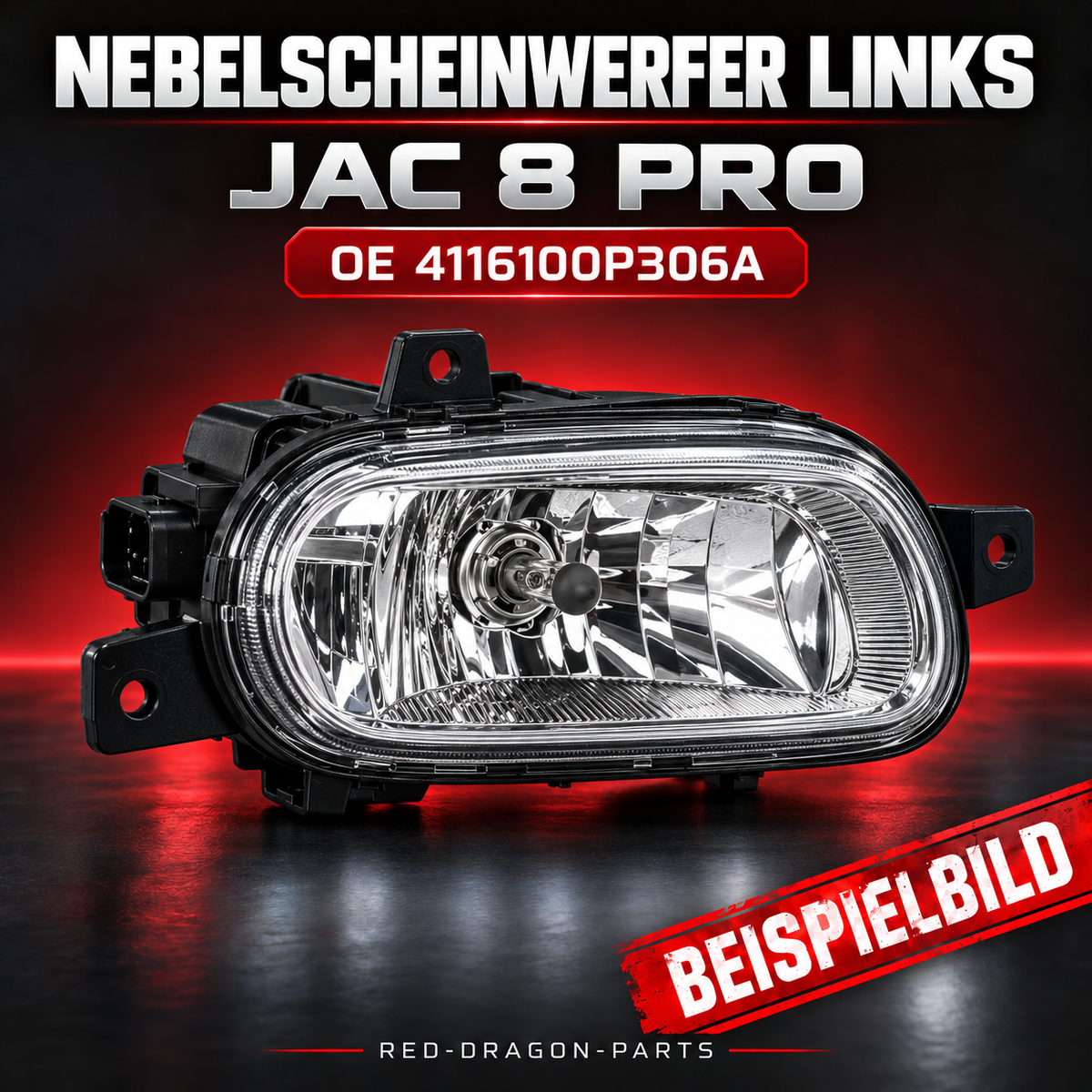 Nebelscheinwerfer links für JAC 8 Pro | OE 4116100P306A