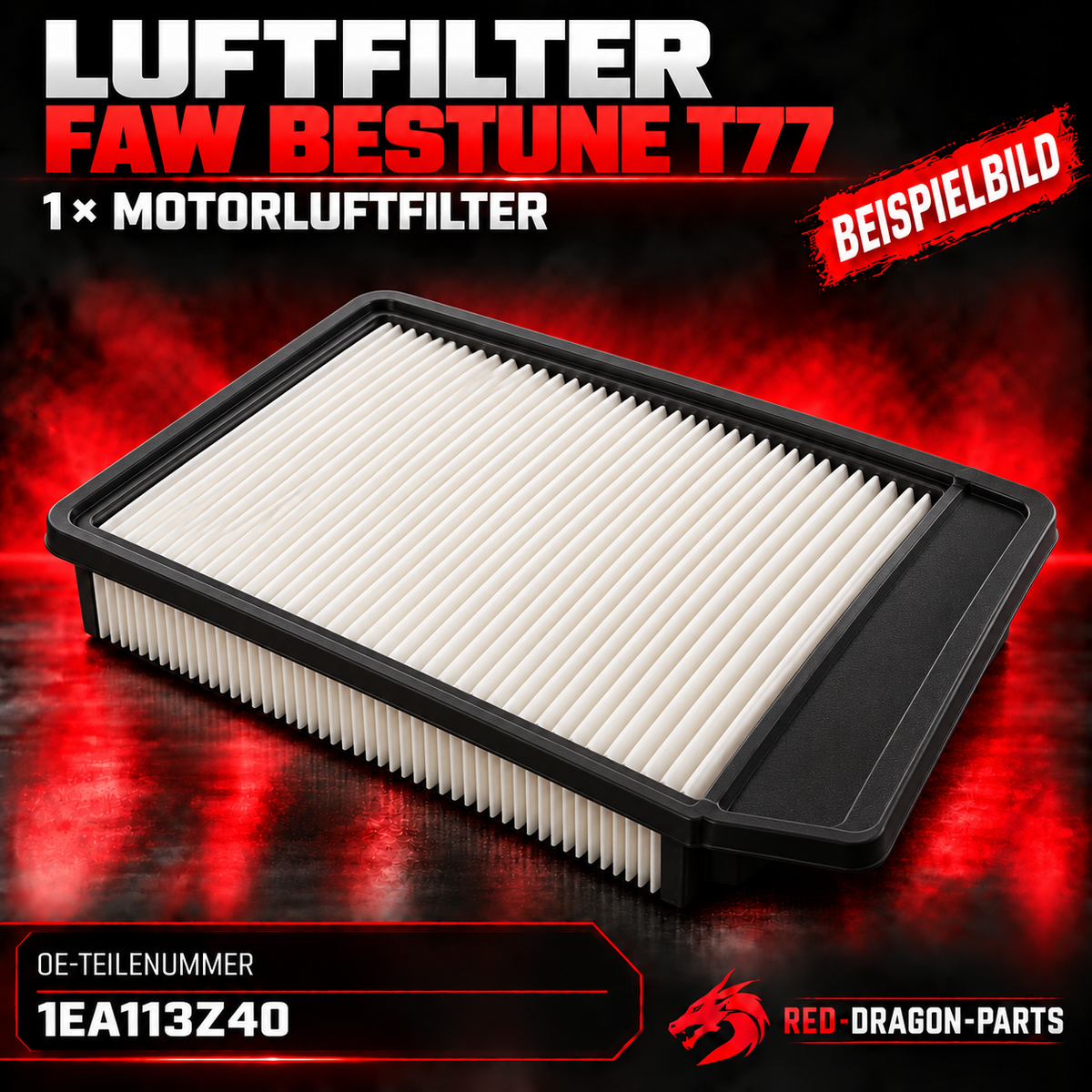 Motor-Luftfilter für FAW Bestune T77 | OE 1EA113Z40