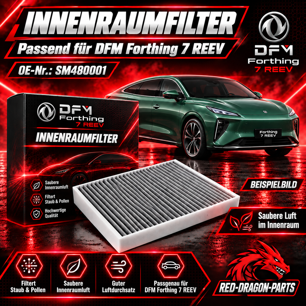 Innenraumfilter DFM Forthing 7 REEV | SM480001