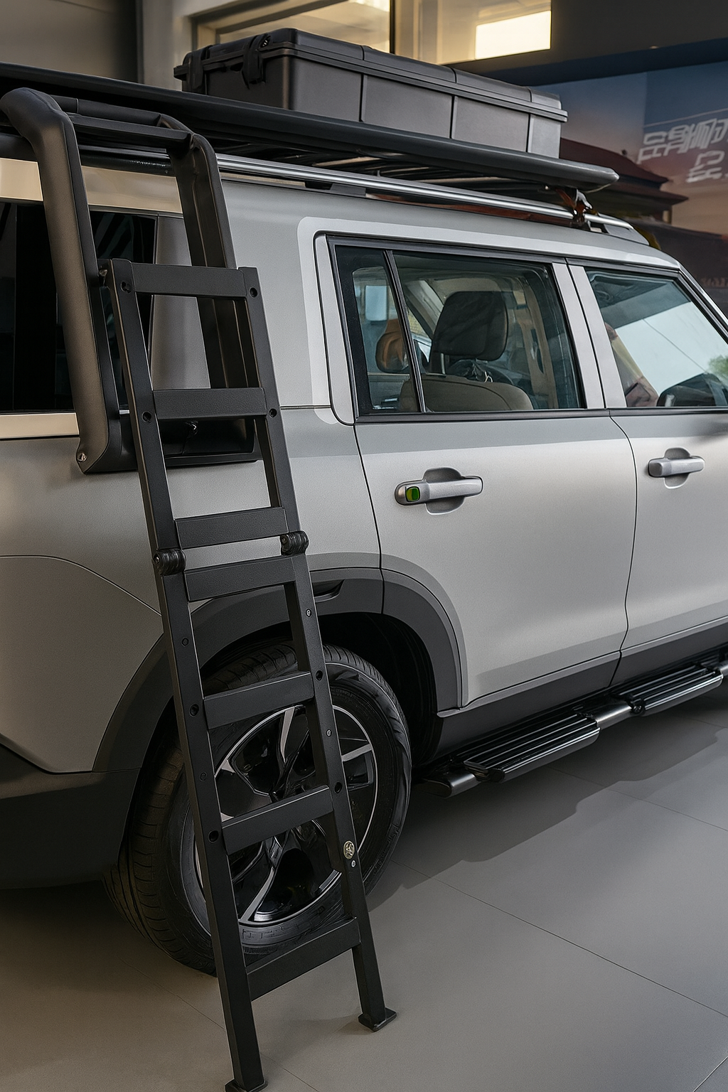 🪜 Mountium Leiter – Passgenau für Mountium Dachträger am BAIC BJ30