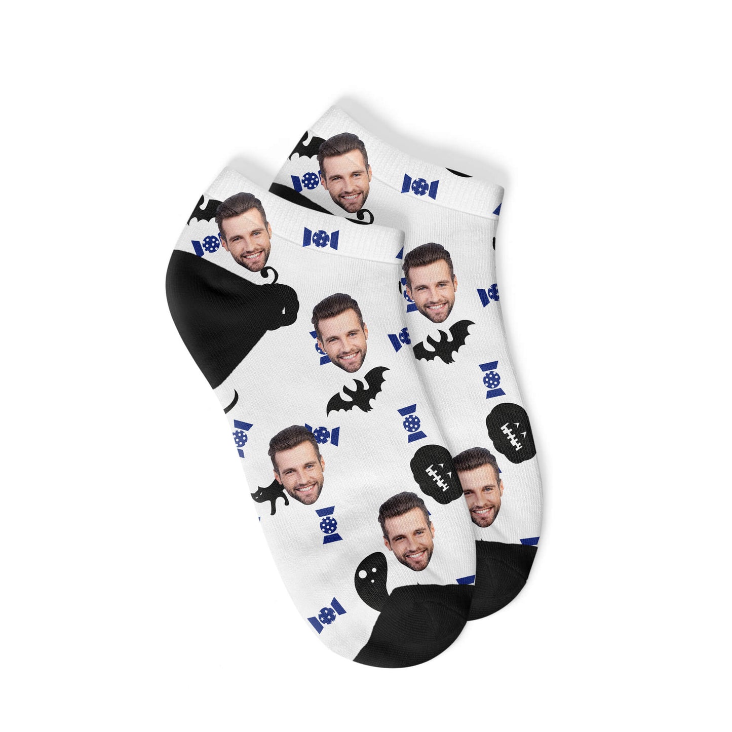 Personalisierte gruselige Halloween Sneakersocken