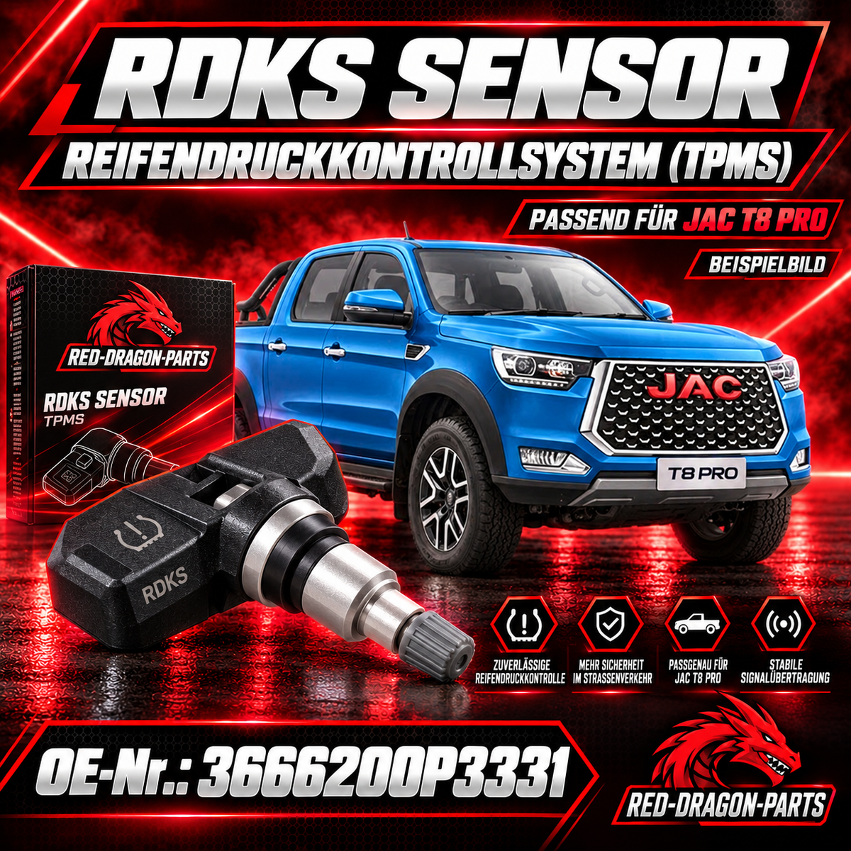 RDKS Sensor JAC 8 Pro | 3666200P3331
