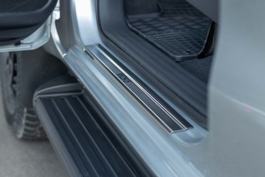 Door sill set 4-piece stainless steel DFM Rich 6