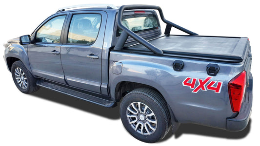 Tessera Roll+ Laderaumabdeckung “Basic” für Foton 3 2019+ mit OEM Rollbar TESS 14401 ROLL black matt