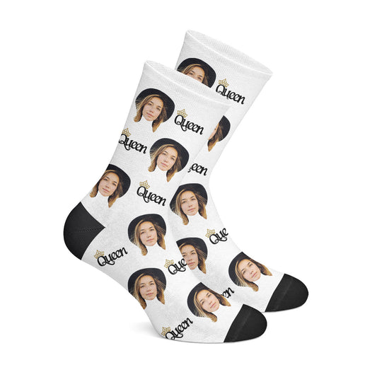 Personalisierte Queen Socken