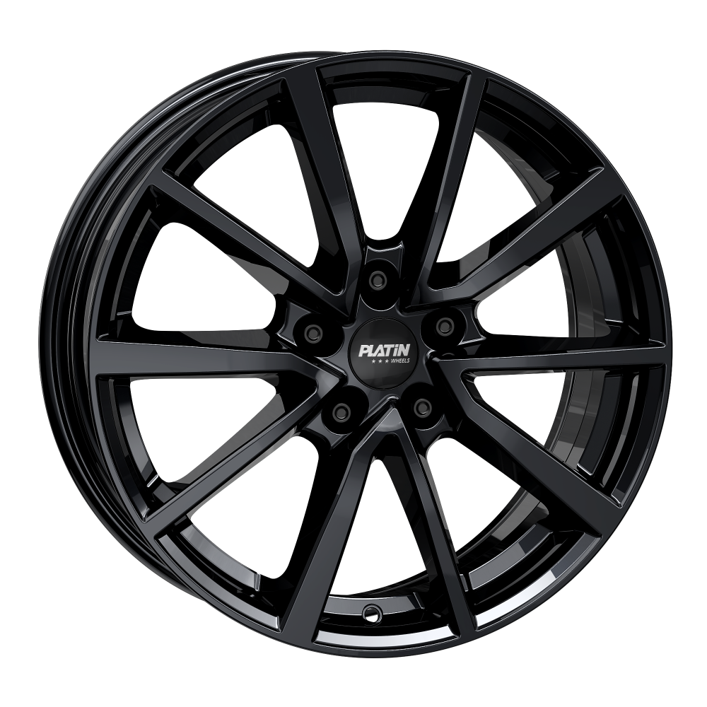 Winterkomplettradsatz 17 Zoll – Platin P95 7,0x17 Diamant-Schwarz mit Kumho Winterreifen für DFSK Fengon 500