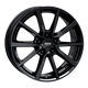 Winterkomplettradsatz 17 Zoll – Platin P95 7,0x17 Diamant-Schwarz mit Kumho Winterreifen für DFSK Fengon 500