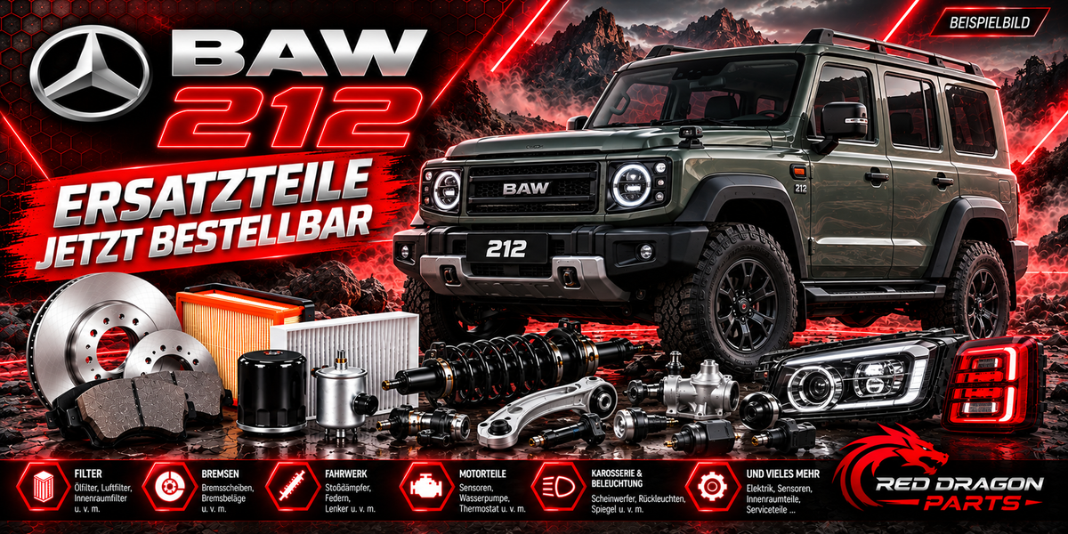 BAW 212 Ersatzteile: Filter, Bremsen & Fahrwerk