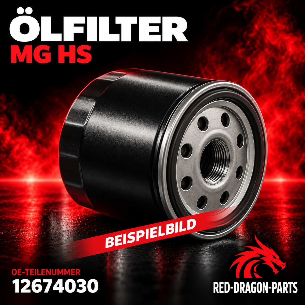 Ölfilter für MG HS | 12674030, ersetzt 10604737