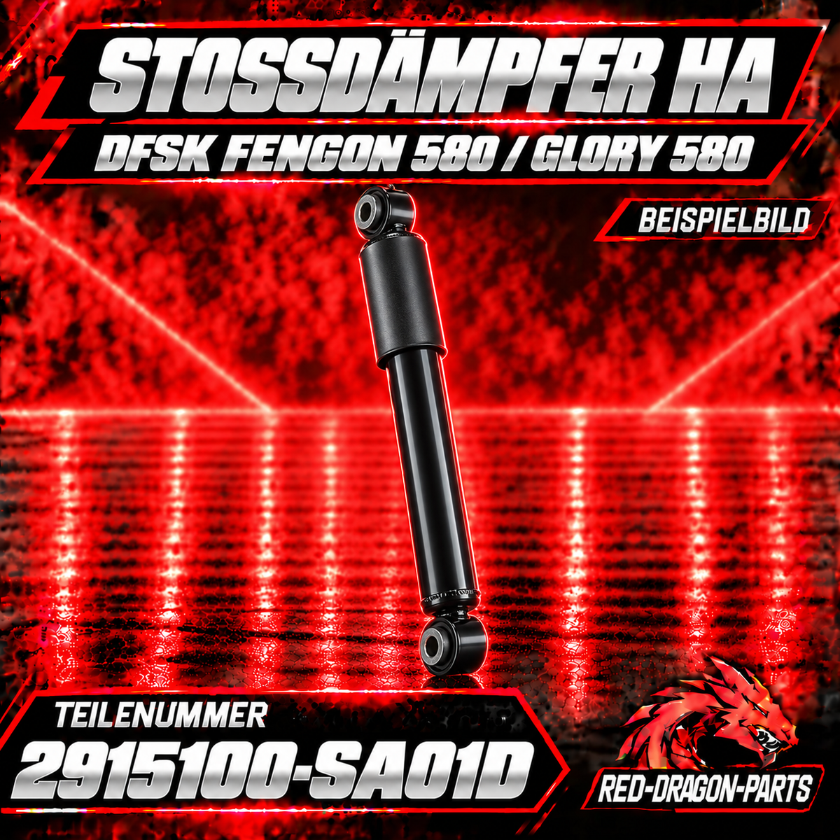 Shock Absorber Rear Axle DFSK Fengon 580 / Glory 580
