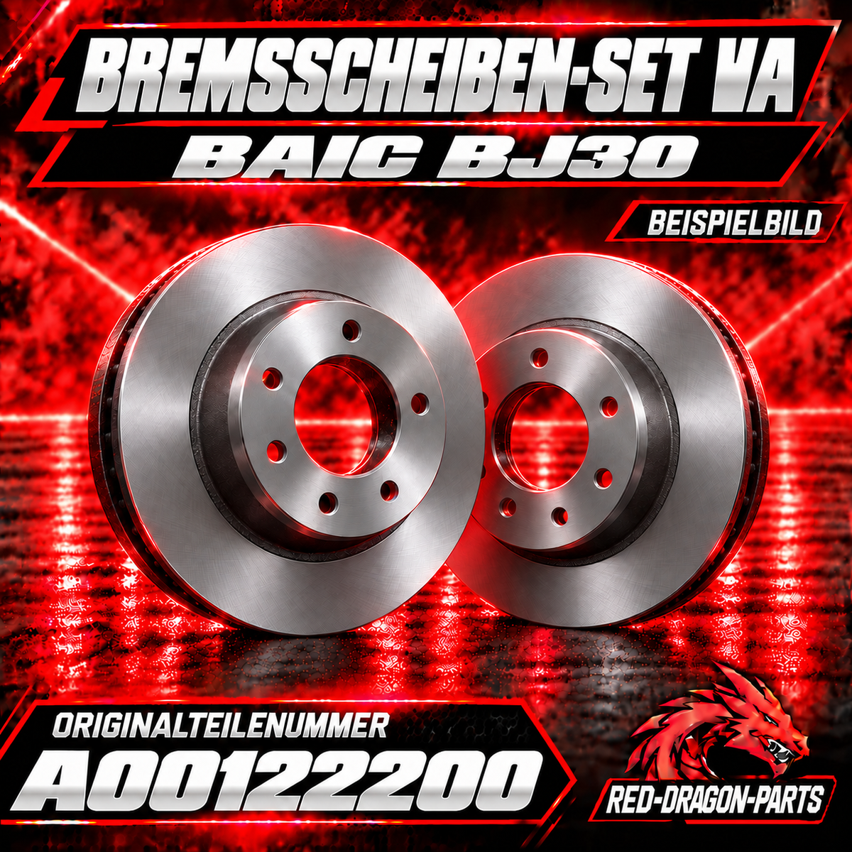 Brake Disc Set FA BAIC BJ30