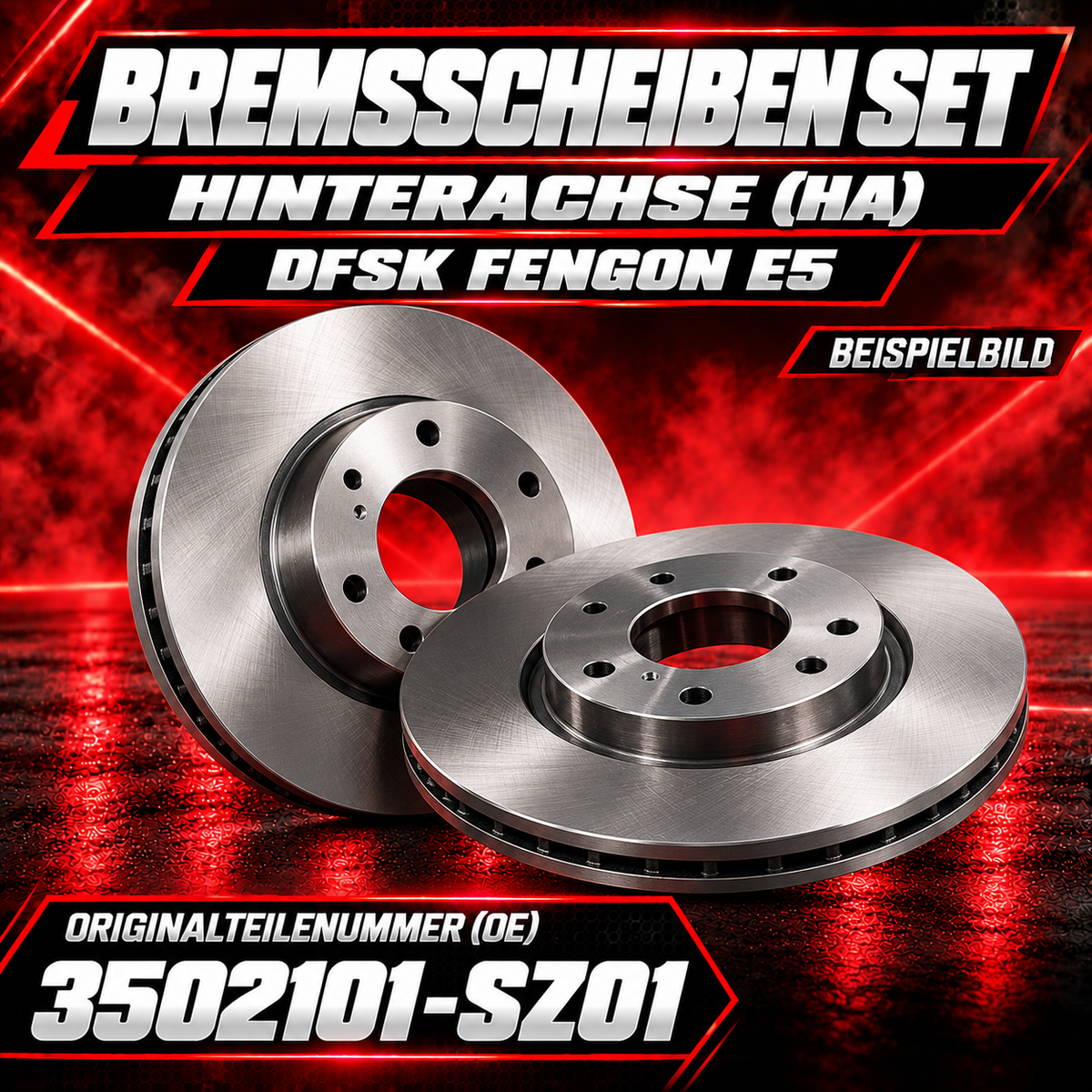 Bremsscheiben hinten DFSK Fengon E5 | 3502101-SZ01