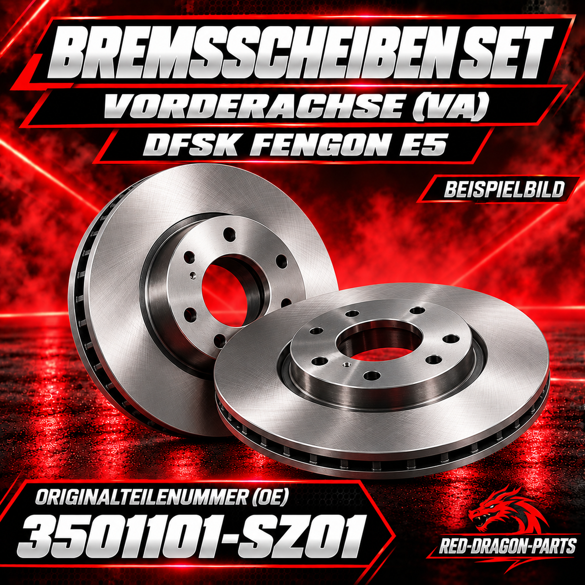 Brake Disc Set FA DFSK Fengon E5