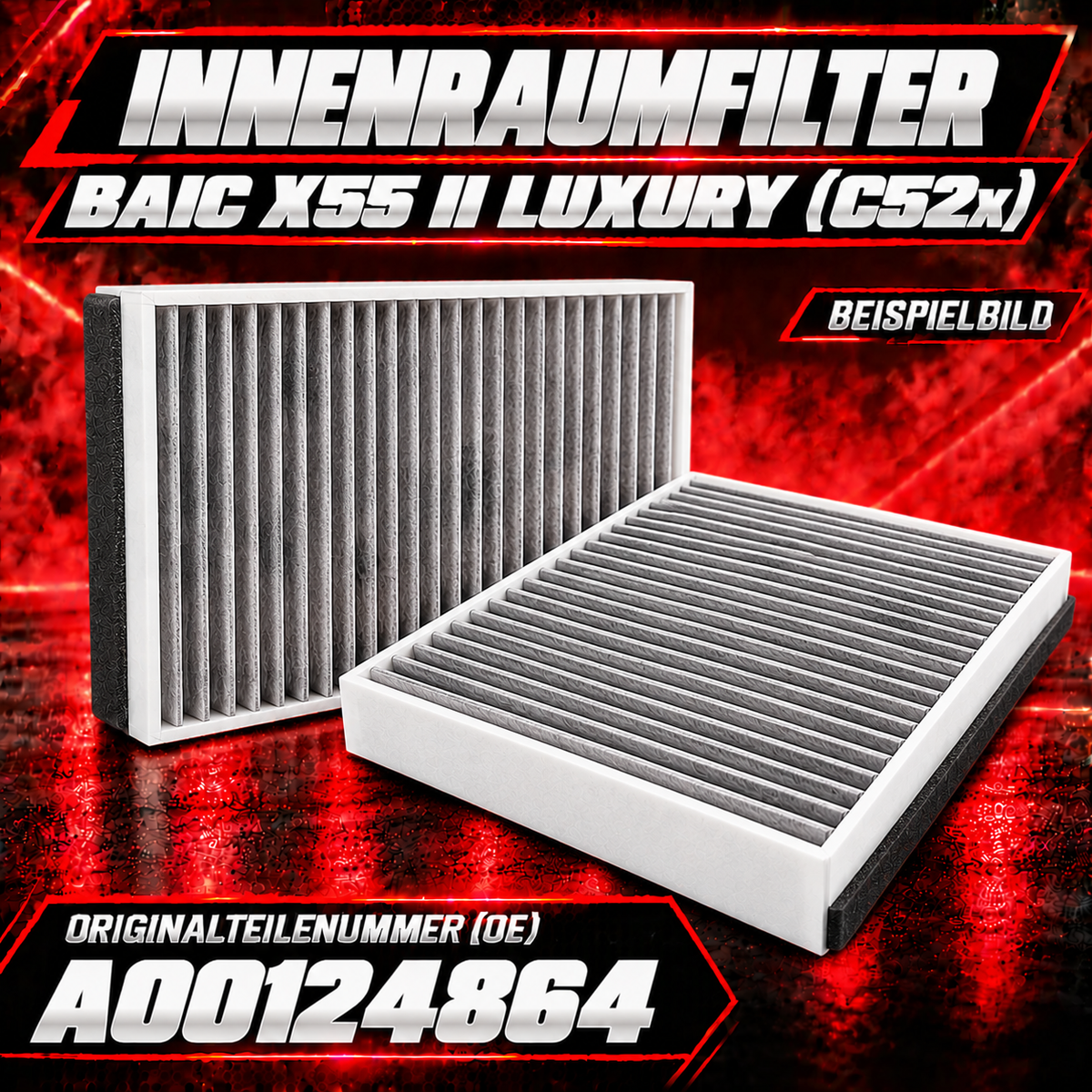Interior filter BAIC X55 II Luxury (C52x)