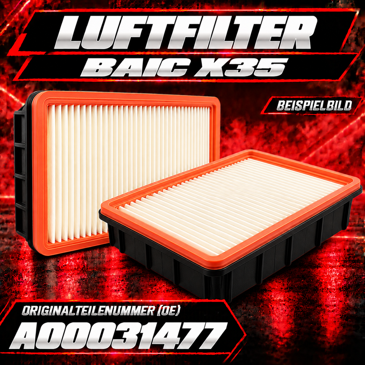 Original-Luftfilter BAIC X35 | A00031477