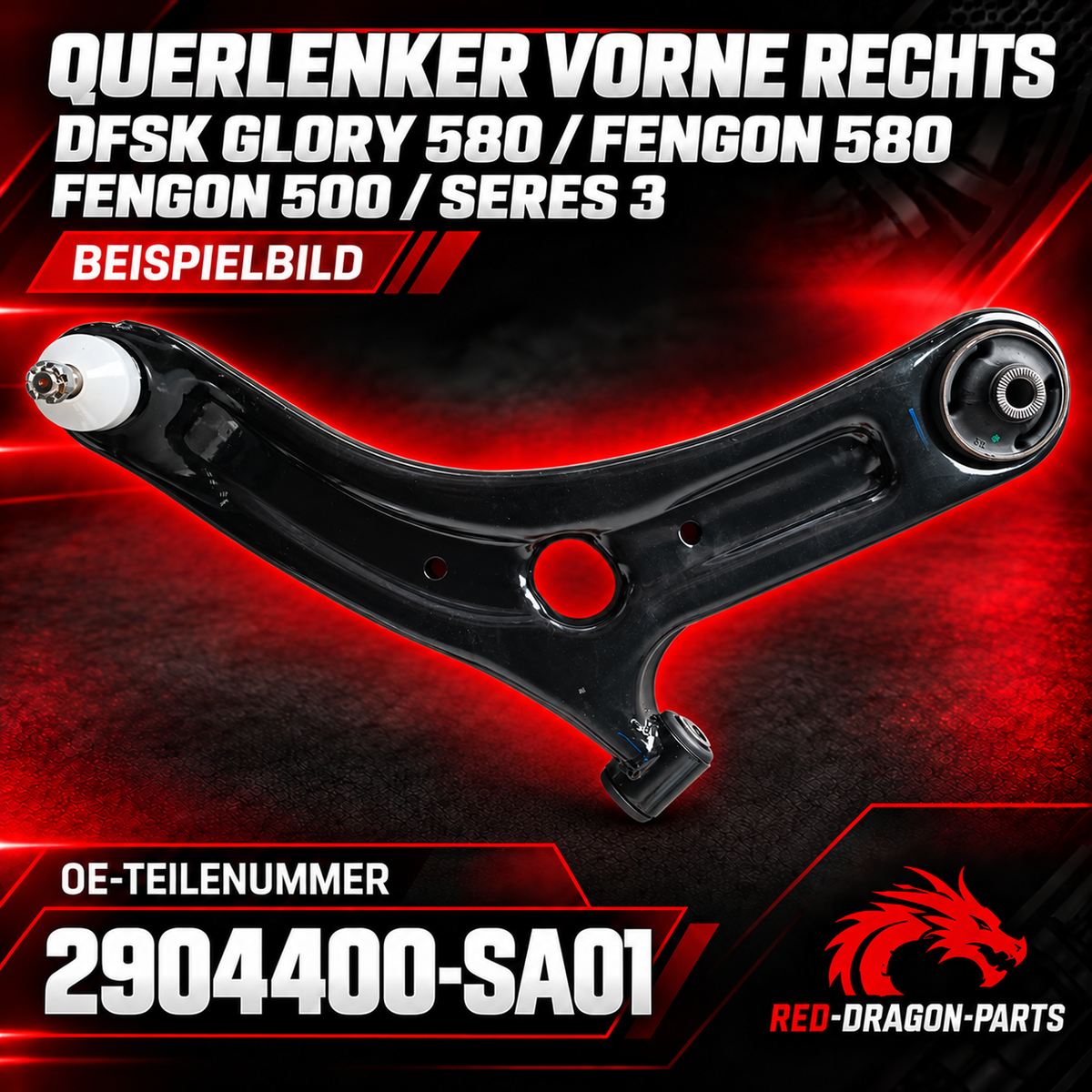 Control arm front right – DFSK Glory 580 / Fengon 580 / Fengon 500 / Seres 3