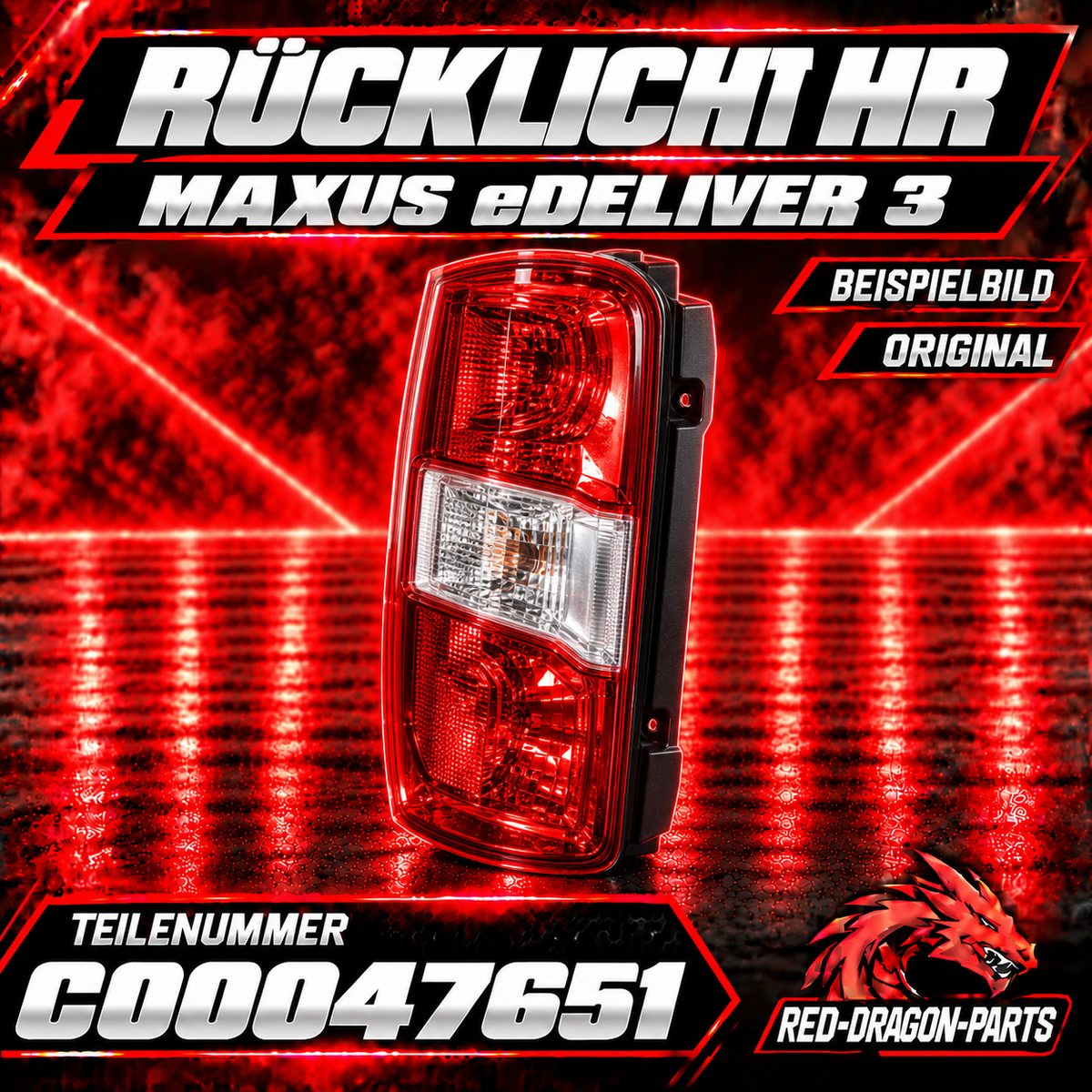 Rücklicht rechts für MAXUS eDeliver 3 | C00047651