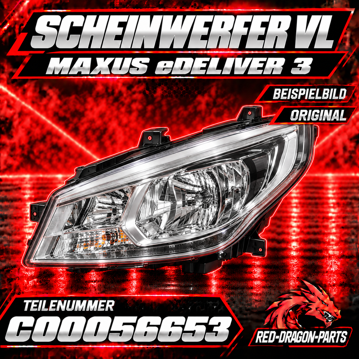 Scheinwerfer links für MAXUS eDeliver 3 | C00056653