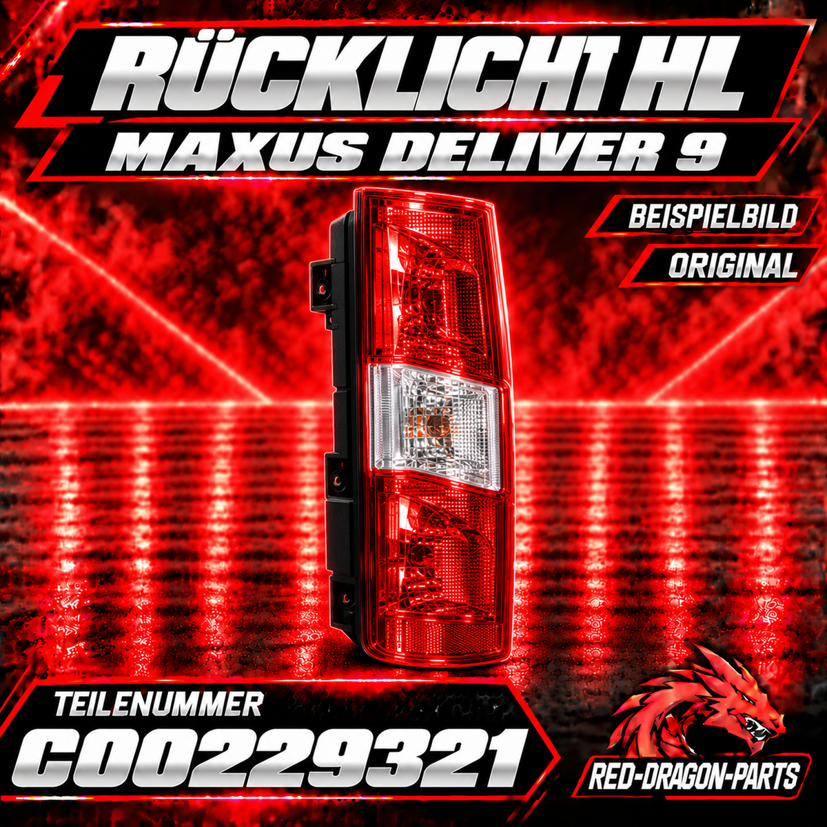 Rücklicht links für MAXUS Deliver 9 | C00229321
