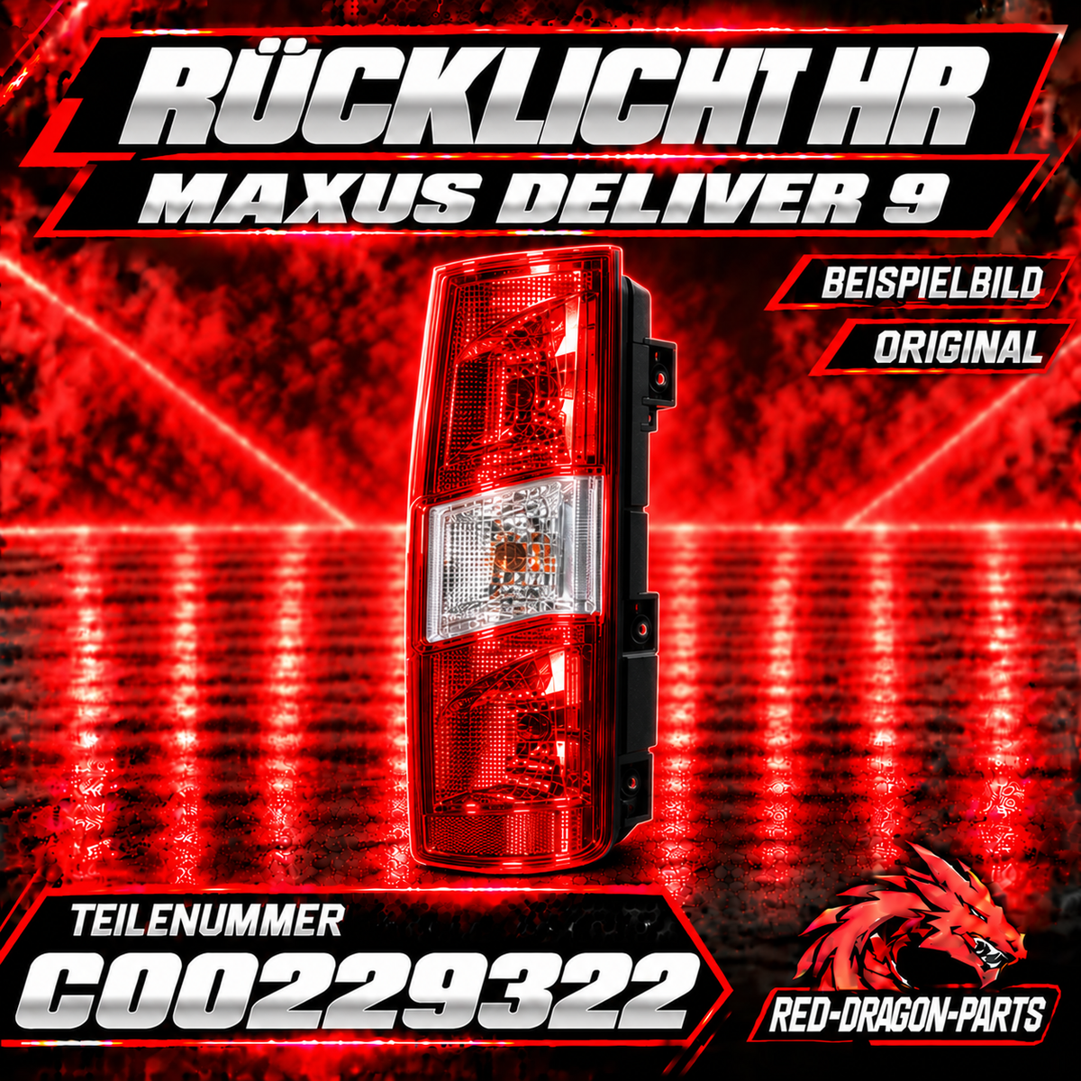 Rücklicht rechts für MAXUS Deliver 9 | C00229322