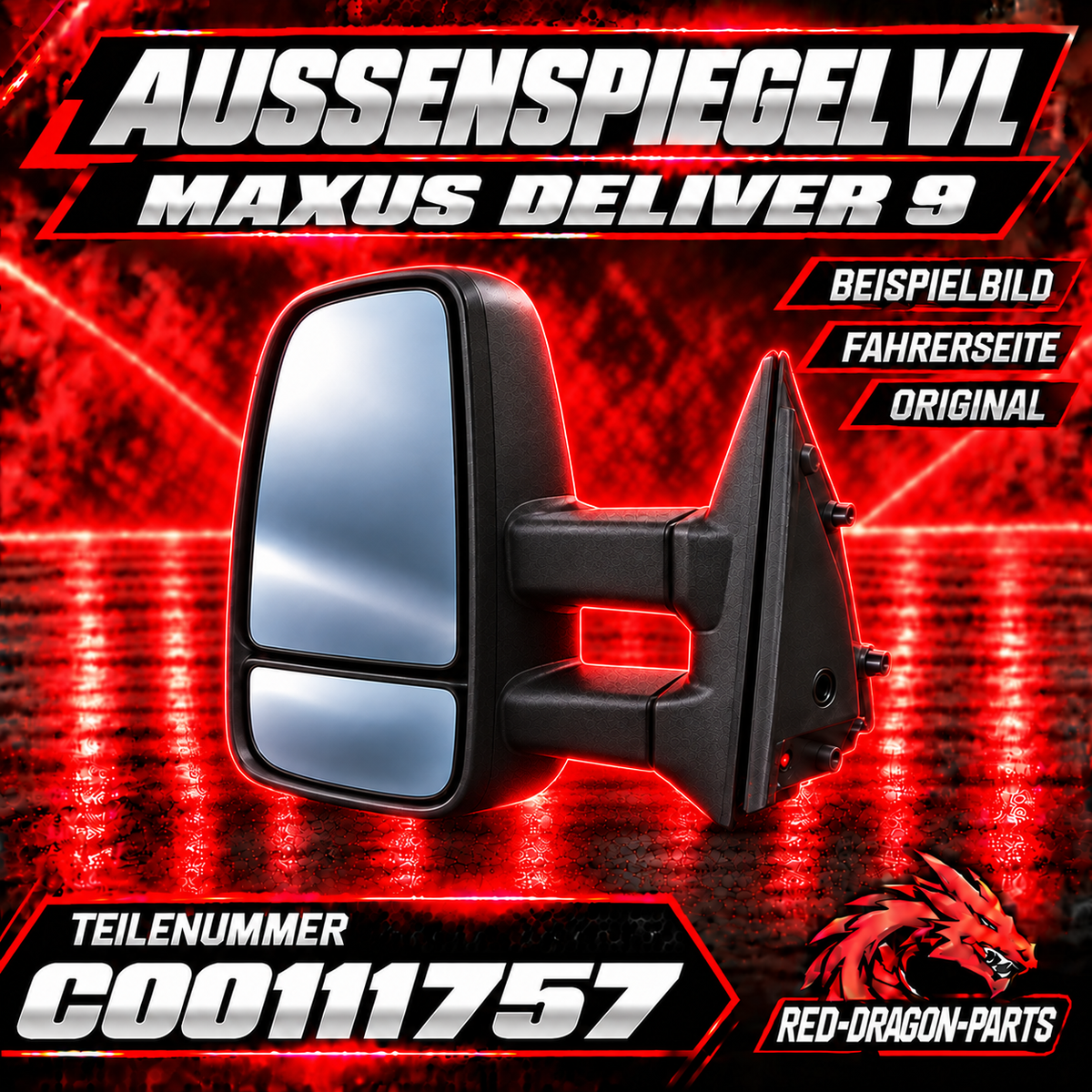 Außenspiegel links für MAXUS Deliver 9 | C00111757