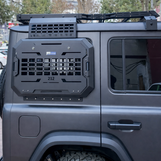 Seitenfenster-Schutz für kurzen Dachgepäckträger – BAW 212