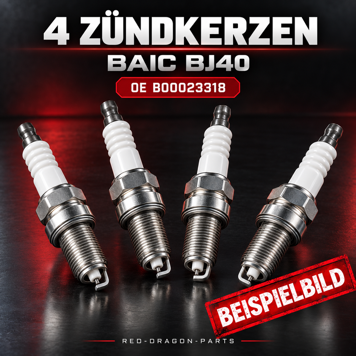 🔥 Spark Plugs (4 pcs.) – BAIC BJ40