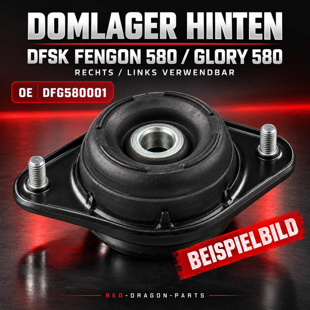 Strut mount rear right/left for DFSK Fengon 580 / Glory 580