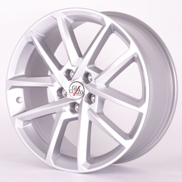 18 inch geruite velg in premium zilver voor Forthing 4