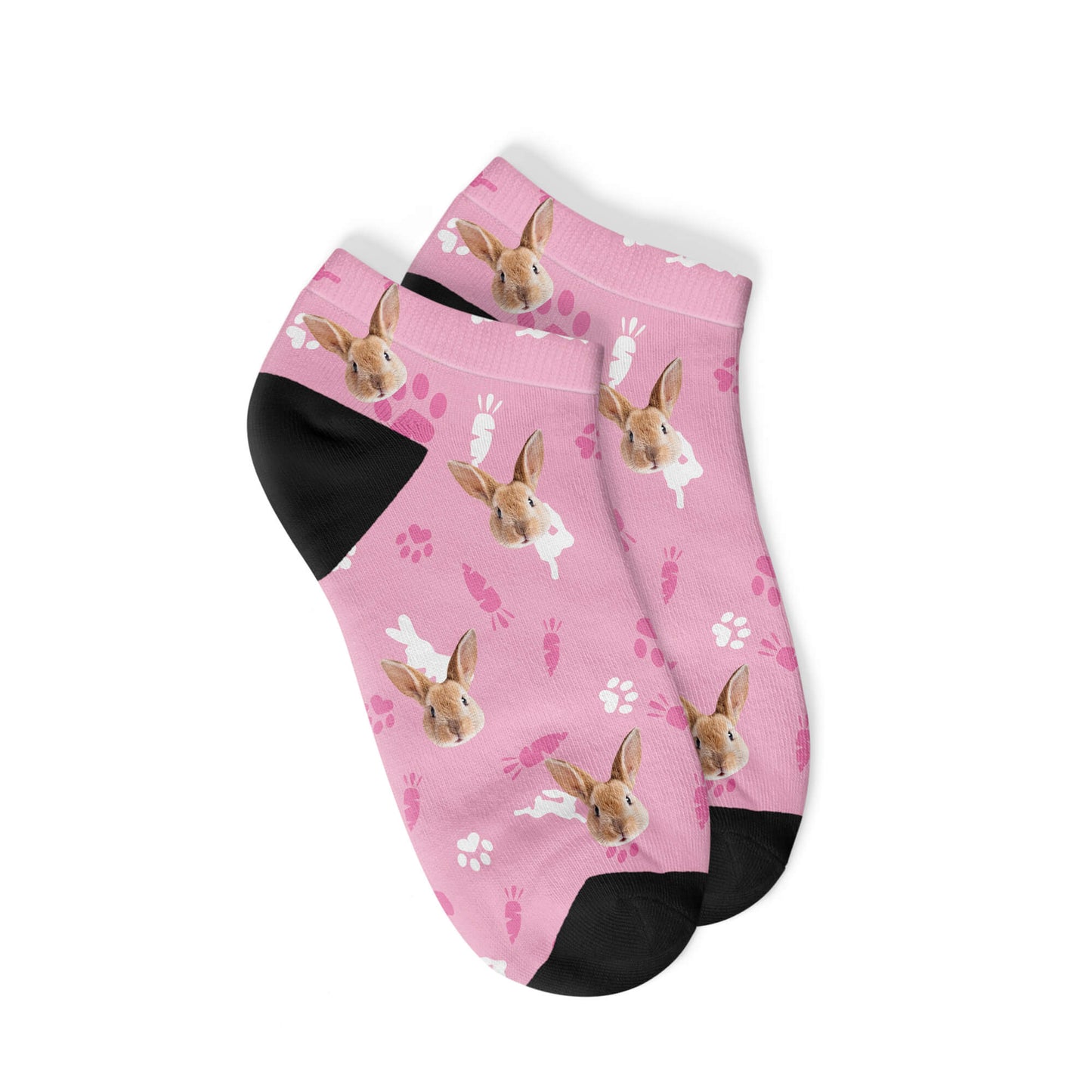 Personalisierte Kaninchen Sneakersocken