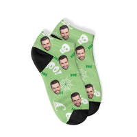 Personalisierte gespenstige Halloween Sneakersocken