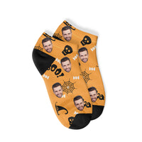 Personalisierte gespenstige Halloween Sneakersocken