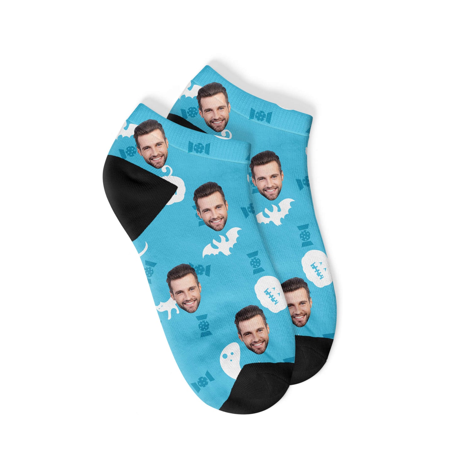 Personalisierte gruselige Halloween Sneakersocken