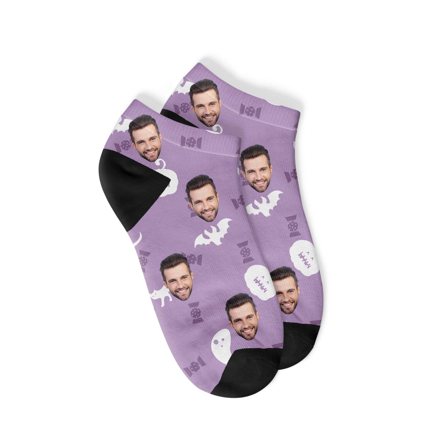 Personalisierte gruselige Halloween Sneakersocken