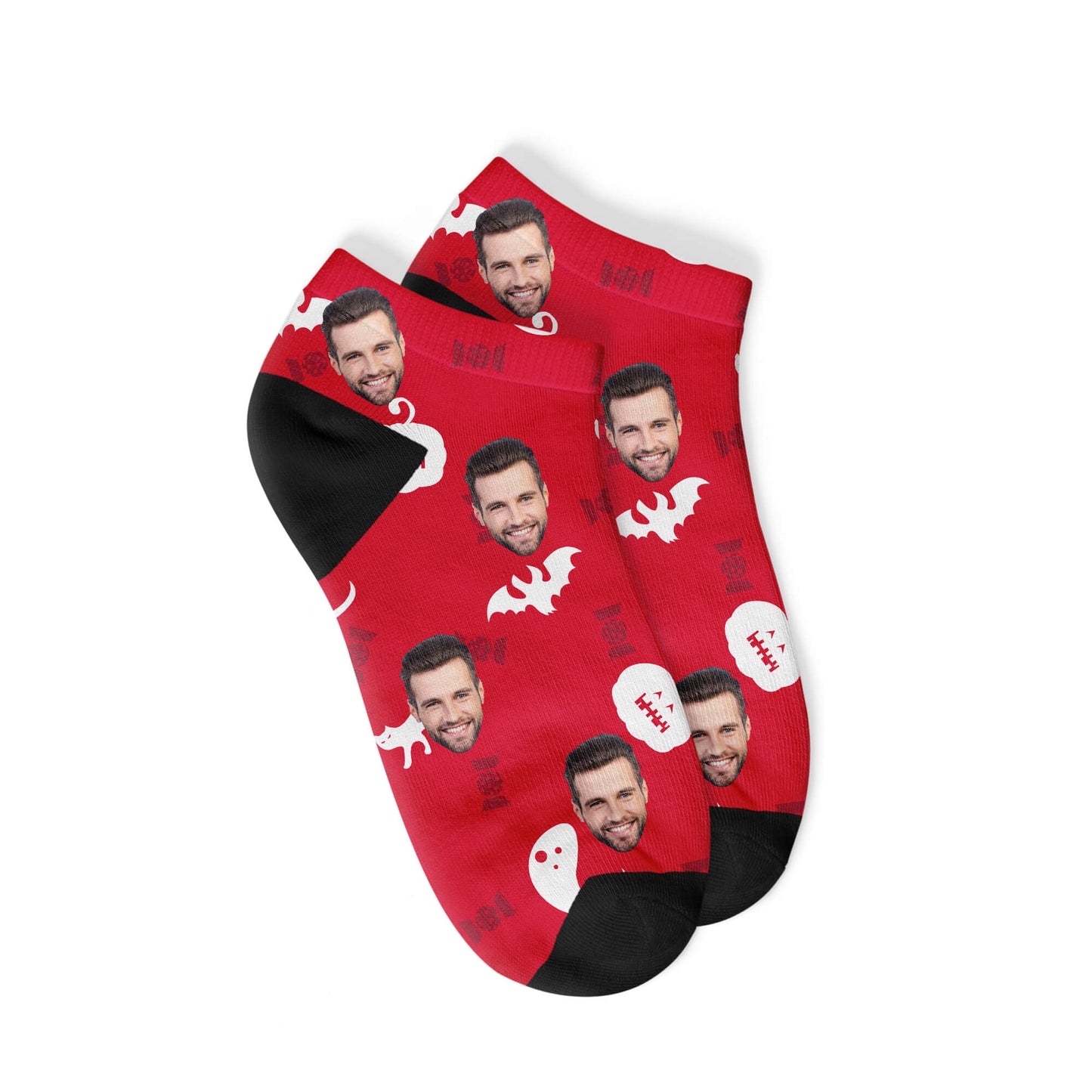 Personalisierte gruselige Halloween Sneakersocken