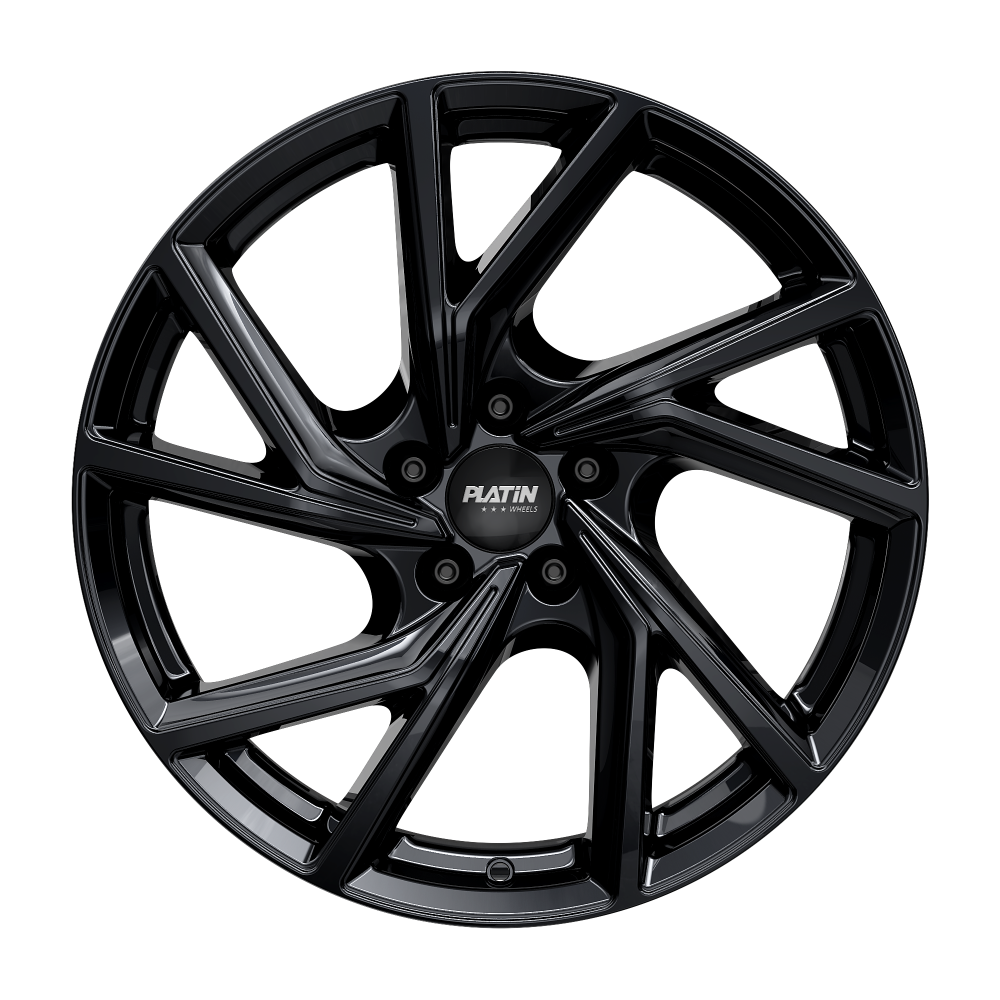 Winterkomplettradsatz 19 Zoll – Platin P107 7,5x19 Diamant-Schwarz mit Riken Winterreifen für DFM Forthing 5