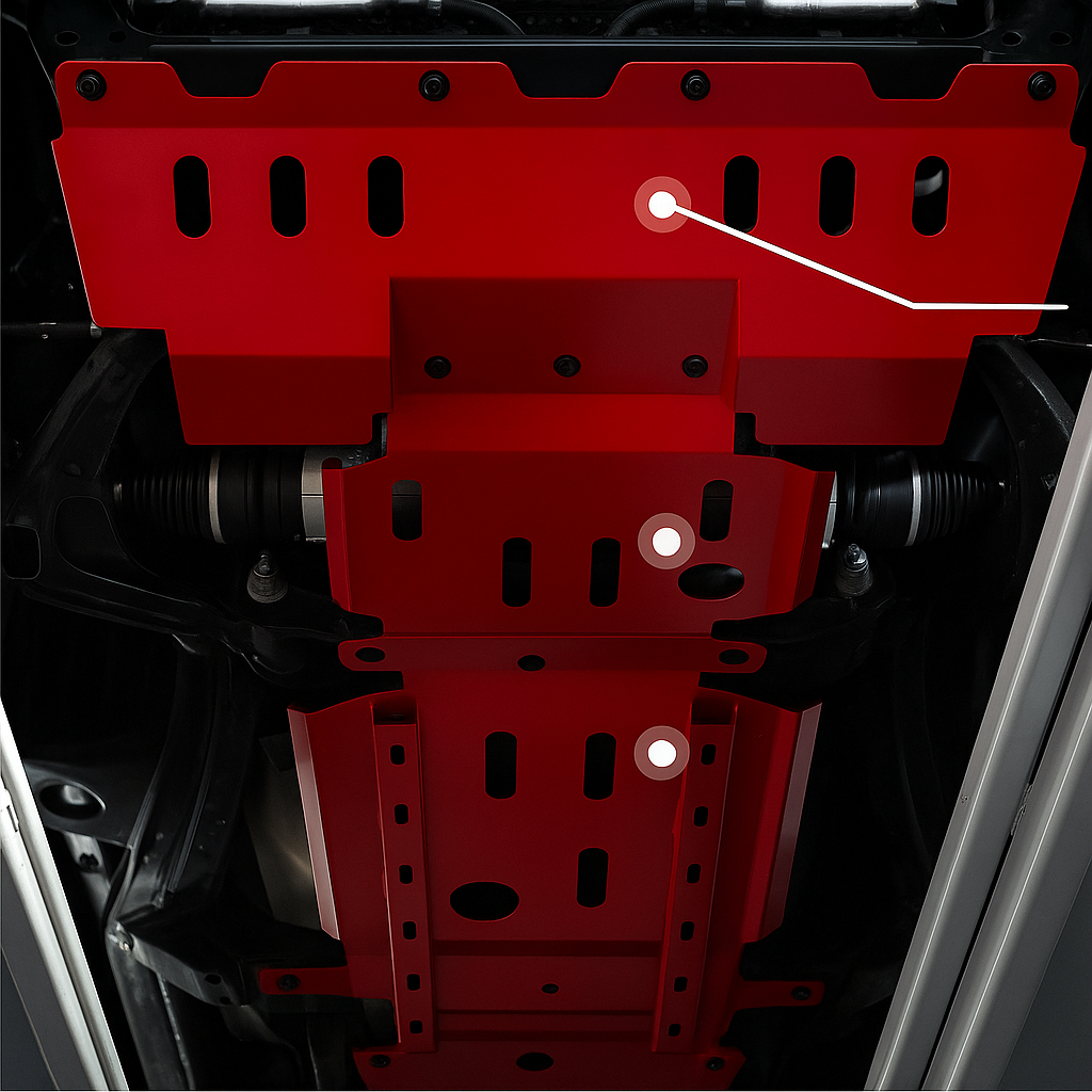 🛡️ Mountium Unterfahrschutz aus Stahl – Passgenau für BAIC BJ40