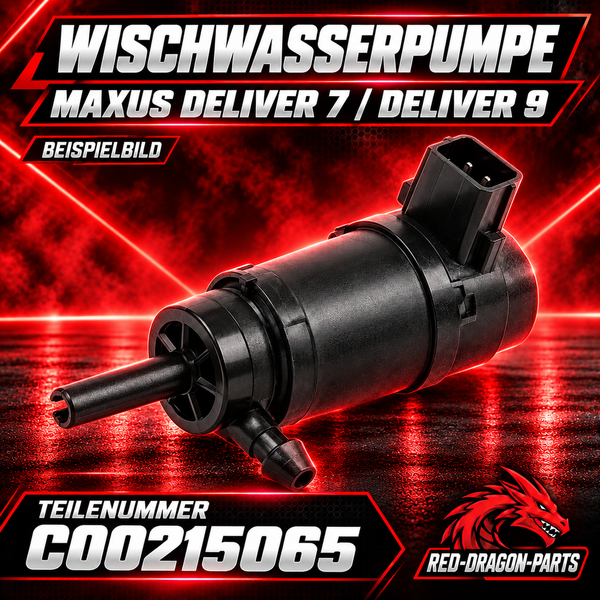 Wischwasserpumpe Frontscheibe für MAXUS Deliver 7 / Deliver 9 – OE C00215065